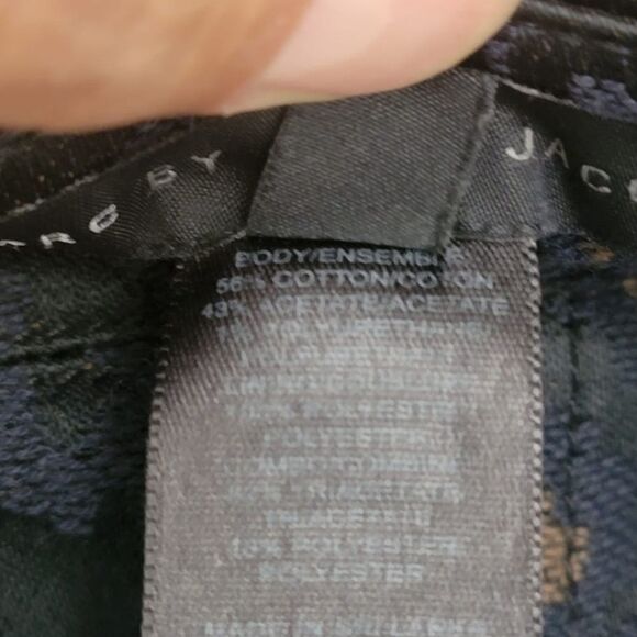 Marc by Marc Jacobs Blue Leopard Print Flared Mini Skirt Pleated Zippers Size 6 - Picture 9 of 10